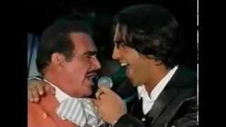 Alejandro y Vicente fernandez VOLVER VOLVER Y PERDON [upl. by Attekram640]