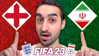 FIFA 23e göre İNGİLTERE vs İRAN maçı 264 [upl. by Suirauqram]