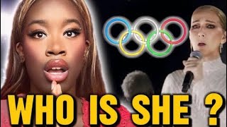 TEEN GIRL REACTS TO CELENE DION  Hymne A LAmour 2024 Olympics Opening Ceremony [upl. by Enilav]