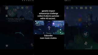 Collect 8 Electro particles within 40 genshin impact 24 enkanomiya challenge short [upl. by Nagorb189]