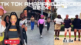 best of tik tok amapiano dance challenge  2024 💚💙🔥 evipostrw viralshort amapiano dance shot [upl. by Amzaj]