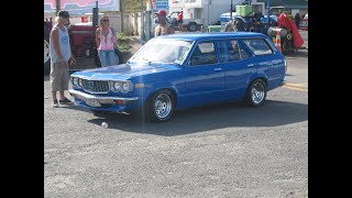 Mad Mikes FURSTY rotary 808 wagon  skid 2003 Summerdrags [upl. by Quin630]