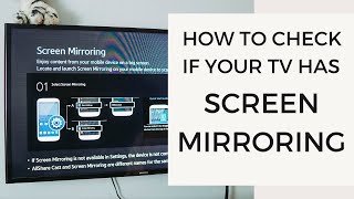 How To Check If your TV Support Screen Mirroring 2022 [upl. by Lorne]