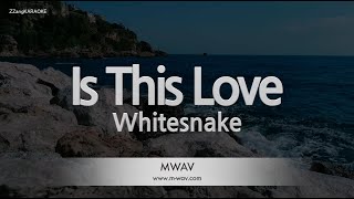 WhitesnakeIs This Love Karaoke Version [upl. by Anileve]