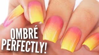 Ombre  Gradient Your Nails Perfectly [upl. by Yarw]