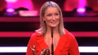 Monika Gruber erhält den Bambi 2017 [upl. by Bremser]