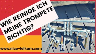 Wie reinige ich meine Trompete richtig  3 Wege zu einem SAUBEREN Instrument  Instrumentenhygiene [upl. by Tarrah862]