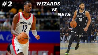 WIZARDS vs NETS ép2 sur NBA 2K25 ère moderne  lheure du choix entre les deux projets [upl. by Sateia]