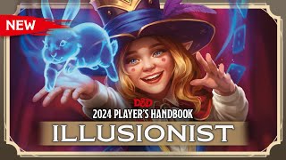 New Wizard Illusionist  2024 Players Handbook  DampD [upl. by Nilrev]