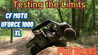 Testing out the CF MOTO UFORCE 1000 XL with MSC STAGE 3 TRAIL CLUTCH KIT [upl. by Eurydice]