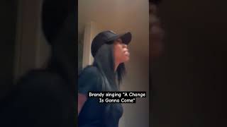 Brandy singing before the election [upl. by Aleakam136]