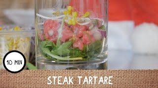 Makkelijk en snel recept Steak tartare [upl. by Leslee]