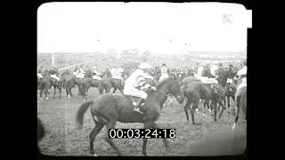 1913 Epsom Derby UK Horse Racing HD from 35mm [upl. by Ecnesse]