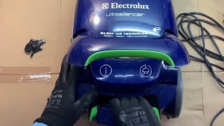 How To Remove Rear Cover amp Replacing Broken Lock  AEG Electrolux UltraSilencer Vacuum Cleaner [upl. by Lesko]