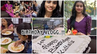 Birthday Vlog 🤌🏻🫶🏻vismayaart birthdayvlog [upl. by Notsnhoj]