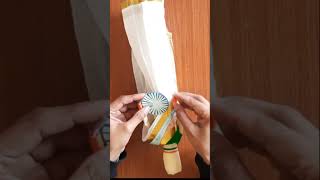 How to make a Tricolour Doll Craft by Paper  DIY Republic Day Craft [upl. by Melise]