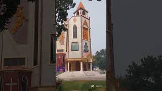 St Josephs Cathedral Raiganj WB cathedral church raiganj wb india shorts [upl. by Nnyleimaj]