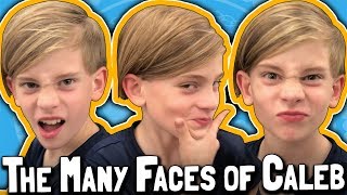 The Many Faces of Caleb 😲😘😑 [upl. by Hellah]