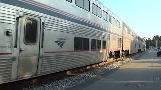 CSX P 030 02 Amtrak 30 Capital Limited departs Connellsville 7224 Eng 25 leads Superliner coaches [upl. by Silenay]