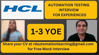 HCL Interview Questions  Real Time Interview Questions and Answers [upl. by Yrgoerg]