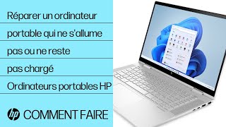 Comment réparer un ordinateur portable HP qui ne sallume pas ou ne reste pas chargé  HP Support [upl. by Som174]