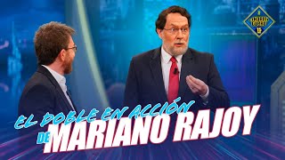 El doble de acción de Mariano Rajoy petrificado al ver a Bárcenas  El Hormiguero [upl. by Sydalg]