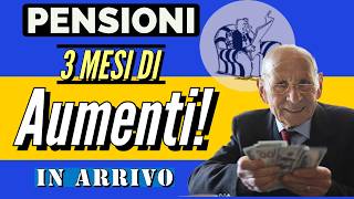 PENSIONI 👉 TRE MESI di AUMENTI e BONUS in ARRIVO Novembre Dicembre e Gennaio 💰 Vediamoli [upl. by Nika]