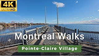 Montreal Walks  PointeClaire  PointeClaire Village [upl. by Ayerim]