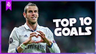 GARETH BALES TOP TEN Real Madrid goals [upl. by Aradnahc]