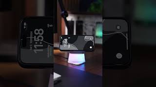 4in1 wireless charging station with RGB Night light iphonecharger iphone16promax [upl. by Muir]