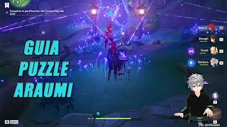 GUIA PUZZLE ARAUMI GENSHIN IMPACT GAMEPLAY [upl. by Cohl]