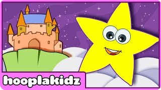 Twinkle Twinkle Little Star Song  HooplaKidz Nursery Rhymes amp Kids Songs [upl. by Aihsinat]