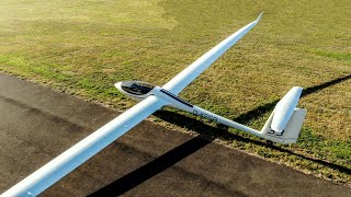 FLIGHT TEST AS33 Es  LATEST 18m GLIDER [upl. by Clarkson622]