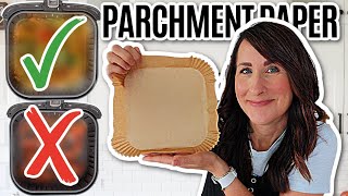 When to Use and NOT to Use Air Fryer Parchment Paper  How To Use Your Air Fryer [upl. by Ange618]