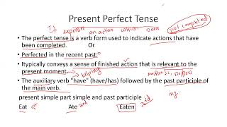 Present Perfect Tense [upl. by Adai217]