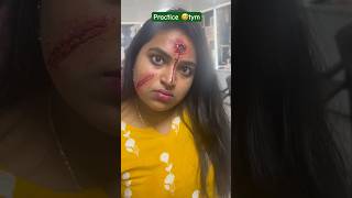 Prosthetic makeup viralvideo likeandsubscribe likeforlikes makeupartist ytshortsindia [upl. by Charity]