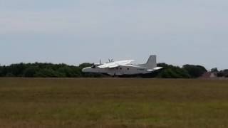 Aurigny Dornier 228202K GOMAF landing at Guernsey Airport GR233 from ACI 17072017 [upl. by Eenaffit437]