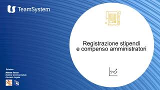 Corso di Contabilità  Video 13 Registrazione Stipendi e Compensi Amministratori [upl. by Naneik]