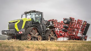 NEW 12Series  Claas XERION 12650  Germany  BREITES Bandlaufwerk  653PS  Horsch Cruiser12XL [upl. by Rokach]