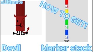 HOW TO GET DEVIL MARKER AND MARKER STACK Roblox Find The Markers [upl. by Iana520]