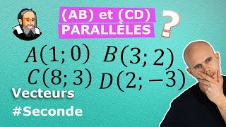 Montrer que 2 DROITES sont PARALLÈLES à partir de POINTS  Exercice Corrigé  Seconde [upl. by Guerra]