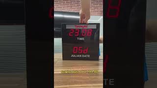 Julian Date Calendar Clock amp LED Display Wall Clock [upl. by Helms]