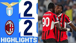 Lazio vs Milan 22 Highlights Lega Serie A 2425  milan vs lazio [upl. by Doelling]