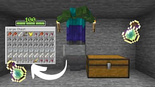 Minecraft Easiest Starter Zombie XP Farm  Tutorial 121 [upl. by Corabel]