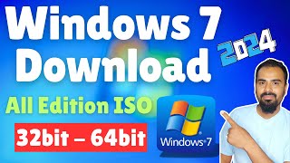 Windows 7 All Edition ISO Download Kaise Kare How to Download Windows 7 ISO File LATEST  2024 [upl. by Erlond]