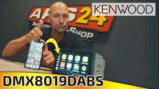 Kenwood DMX8019DABS  Multimedia Autoradio  Apple CarPlay schnurlos [upl. by Halyk]