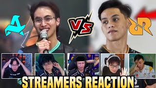 Streamers reaction to Aurora Avenging FNOP Against RRQ in SPS😱😱 [upl. by Eelamme]