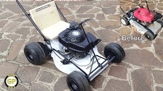 Make a Gokart with Lawn Mower  Diy Toys [upl. by Neff648]