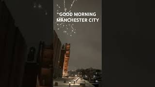 HAMMARBY FANS SENDS FIREWORK AT MANCHESTER CITYS HOTEL ROOM [upl. by Nyleuqcaj]