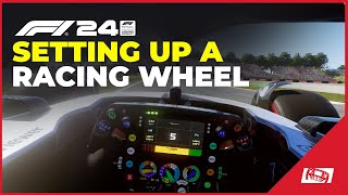 F1 24 How To Set Up Your Racing Wheel [upl. by Eicirtap25]